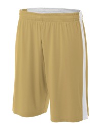 A4 NB5284   Youth Reversible Moisture Management Shorts