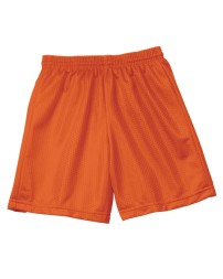 A4 NB5301   Youth Six Inch Inseam Mesh Short