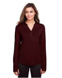 North End NE400W   Ladies' JAQ Snap-Up Stretch Performance Pullover