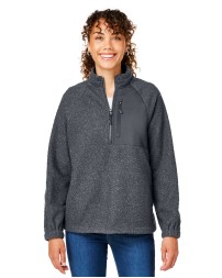 North End NE713W   Ladies' Aura Sweater Fleece Quarter-Zip