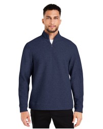 North End NE725   Men's Spirit Textured Quarter-Zip