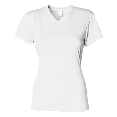 A4 NW3013   Ladies' Softek V-Neck T-Shirt