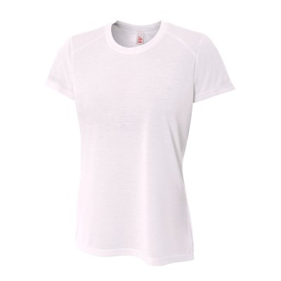 A4 NW3264   Ladies' Shorts Sleeve Spun Poly T-Shirt