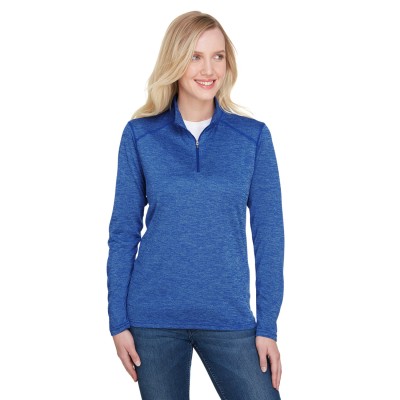 A4 NW4010   Ladies' Tonal Space-Dye Quarter-Zip