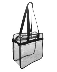 Liberty Bags OAD5005   OAD Clear Tote w/ Zippered Top