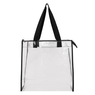 Liberty Bags OAD5006   OAD Clear Tote w/ Gusseted And Zippered Top