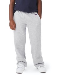 Champion P890   Youth Powerblend Open-Bottom Fleece Pant with Pockets