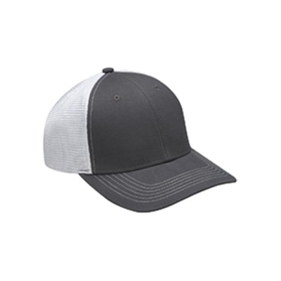 Adams PR102   Brushed Cotton/Soft Mesh Trucker Style Cap