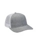 Adams PV102   Heather Woven/Soft Mesh Trucker Style Cap