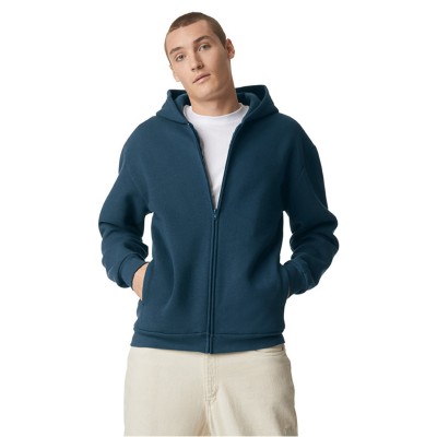 American Apparel RF497   ReFlex Fleece Unisex Full Zip Hoodie