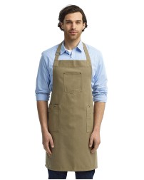 Artisan Collection by Reprime RP132   Unisex Cotton Chino Bib Apron