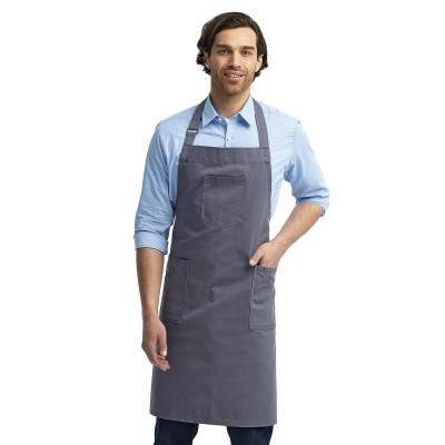 Artisan Collection by Reprime RP132   Unisex Cotton Chino Bib Apron