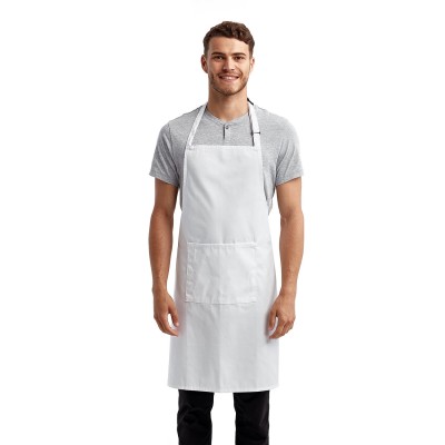 Artisan Collection by Reprime RP154   Unisex 'Colours' Recycled Bib Apron with Pocket