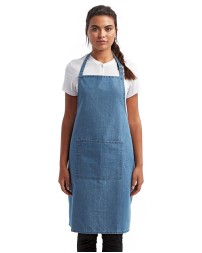 Artisan Collection by Reprime RP154   Unisex 'Colours' Recycled Bib Apron with Pocket