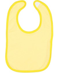 Rabbit Skins RS1004   Infant Contrast Trim Bib