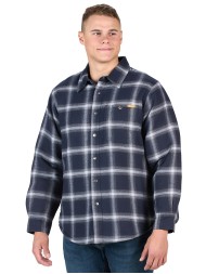 Berne SH77   Men's Heartland Sherpa-Lined Flannel Shirt Jacket