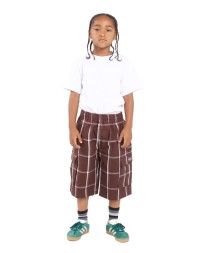 Shaka Wear SHKP Youth Plaid Shorts