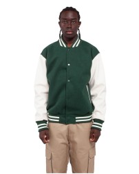 Shaka Wear SHLLJ Men's Letterman Jacket