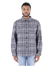 Shaka Wear SHPFJ   Men's Plaid Flannel Jacket