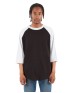 Shaka Wear SHRAG   Adult Three-Quarter Sleeve Raglan T-Shirt