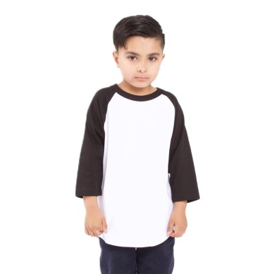 Shaka Wear SHRAGY   Youth Three-Quarter Sleeve Raglan