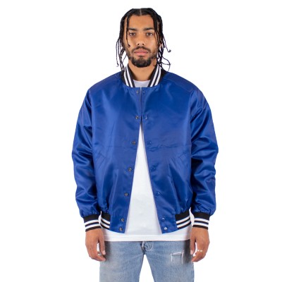 Shaka Wear SHVBJ   Men's Varsity Bomber Jacket