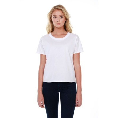 StarTee ST1017   Ladies' Raw-Neck Boxy T-Shirt