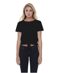 StarTee ST1026   Ladies' Cotton Tie Front T-Shirt