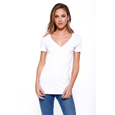 StarTee ST1412   Ladies' CVC V-Neck T-Shirt