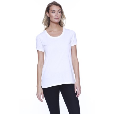 StarTee ST1414   Ladies' CVC Twist Sleeve Top