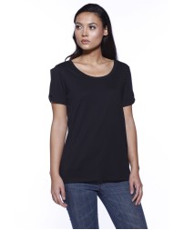 StarTee ST1414   Ladies' CVC Twist Sleeve Top