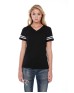 StarTee ST1433   Ladies' CVC Striped Varsity T-Shirt