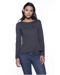 StarTee ST1471   Ladies' CVC High Low Long-Sleeve T-Shirt