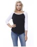 StarTee ST1475   Ladies' CVC Long-Sleeve Raglan