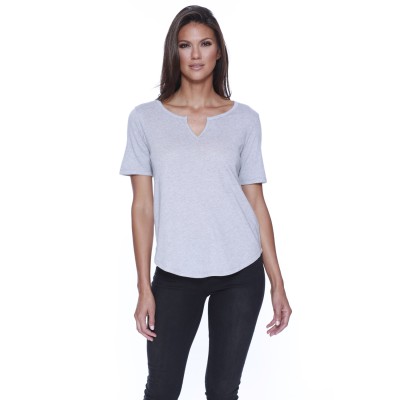 StarTee ST1822   Ladies' Cotton/Modal Slit V-Neck