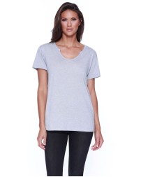 StarTee ST1823   Ladies' Cotton/Modal Open V-Neck T-Shirt