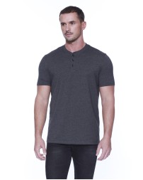 StarTee ST2460   Men's CVC Henley T-Shirt