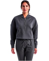 TriDri TD077   Ladies' Alice Half-Zip Hooded Sweatshirt