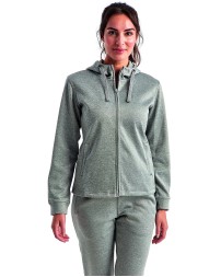 TriDri TD498   Ladies' Spun Dyed Full-Zip Hooded Sweatshirt