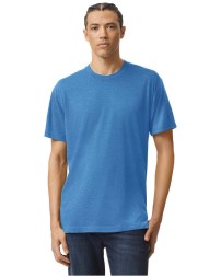 American Apparel TR401   Unisex Triblend Short-Sleeve Track T-Shirt