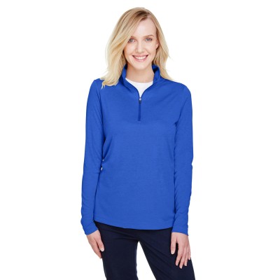 Team 365 TT31HW   Ladies' Zone Sonic Heather Performance Quarter-Zip