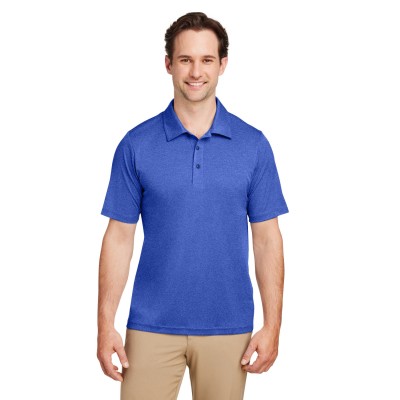 Team 365 TT51H   Men's Zone Sonic Heather Performance Polo