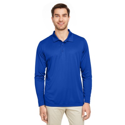 Team 365 TT51L   Men's Zone Performance Long Sleeve Polo