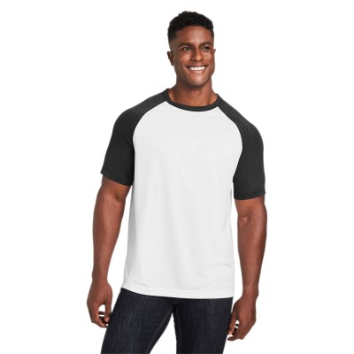 Team 365 TT62   Unisex Zone Colorblock Raglan T-Shirt