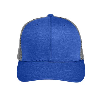 Team 365 TT802   by Yupoong Adult Zone Sonic Heather Trucker Cap