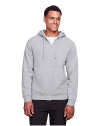 Team 365 TT95   Men's Zone HydroSport Heavyweight Full-Zip Hooded Sweatshirt