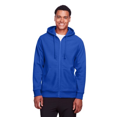 Team 365 TT95   Men's Zone HydroSport Heavyweight Full-Zip Hooded Sweatshirt