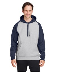 Team 365 TT96CB   Unisex Zone HydroSport Heavyweight Colorblock Hooded Sweatshirt