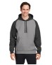 Team 365 TT96CB   Unisex Zone HydroSport Heavyweight Colorblock Hooded Sweatshirt