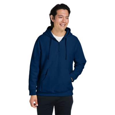 Team 365 TT97   Unisex Zone HydroSport  Heavyweight Quarter-Zip Hooded Sweatshirt